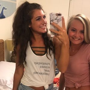 Forehead kisses are underrated. Tank.